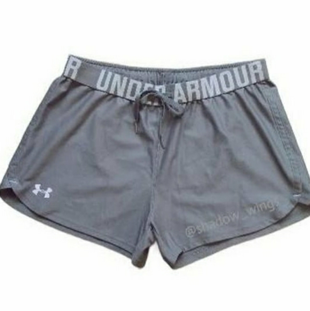 Under Armour Women's Loose Fit 3" Running Shorts / UA Small Gray Athletic Shorts